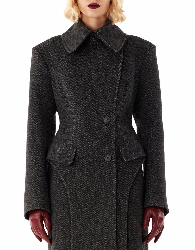 Sienna Coat Dark Grey