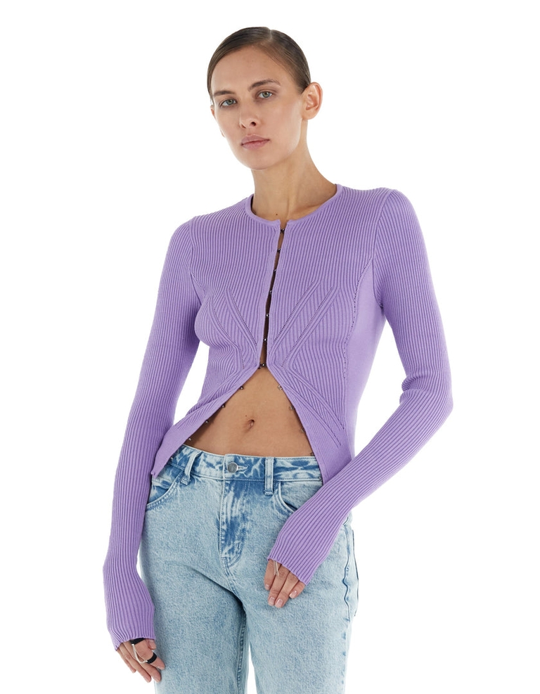 Pierced Top Lilac