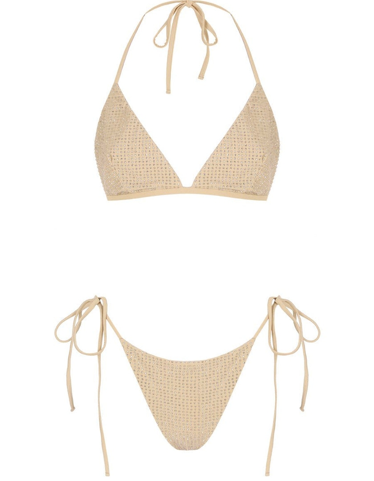 OMG Cocktail Swimsuit Beige
