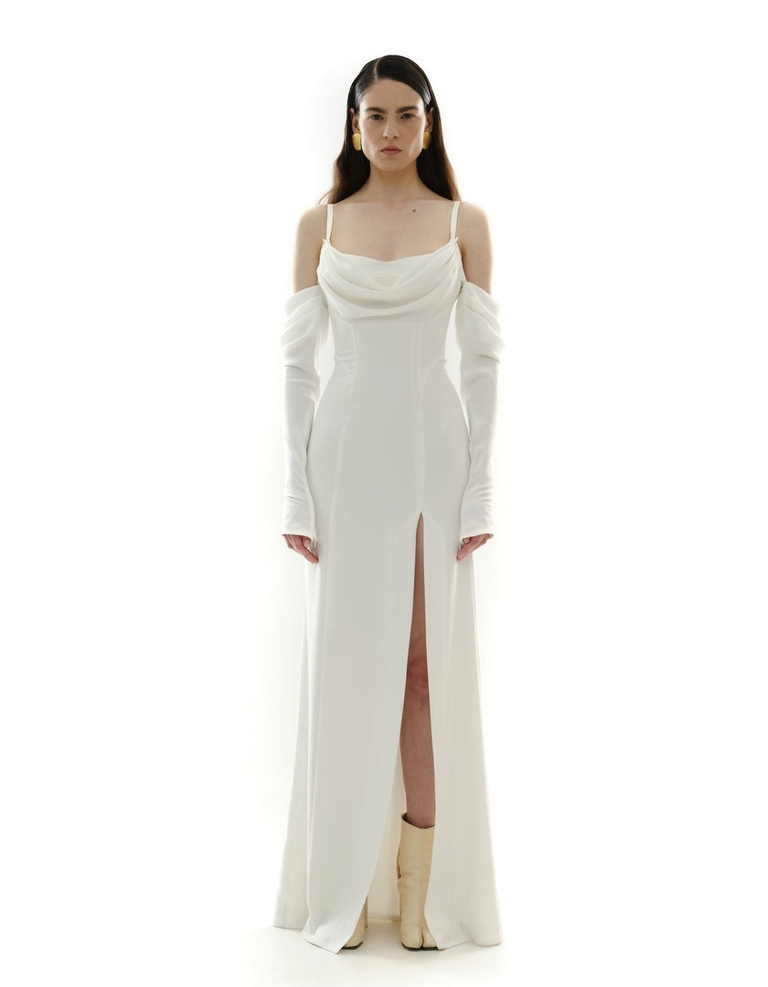 Gothic Bride Dress White