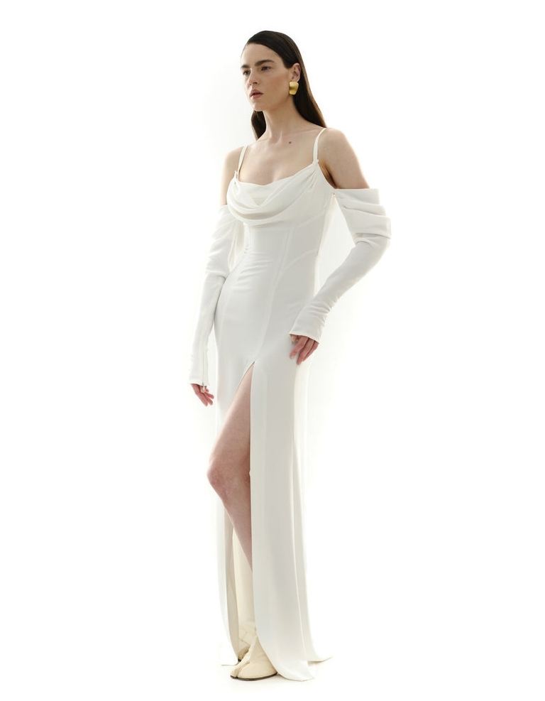 Gothic Bride Dress White