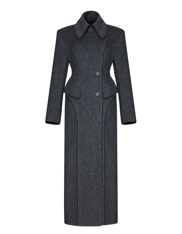 Sienna Coat Dark Grey